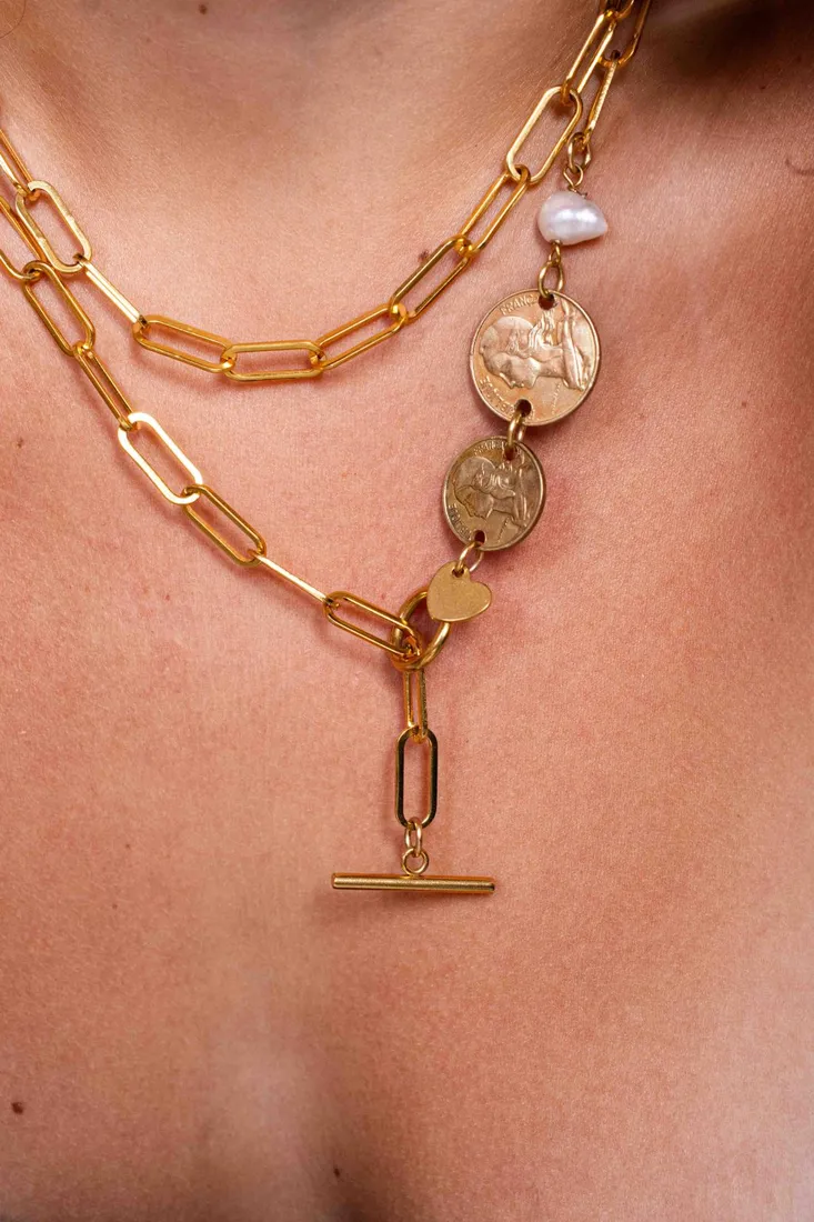 Collier Aimée porté